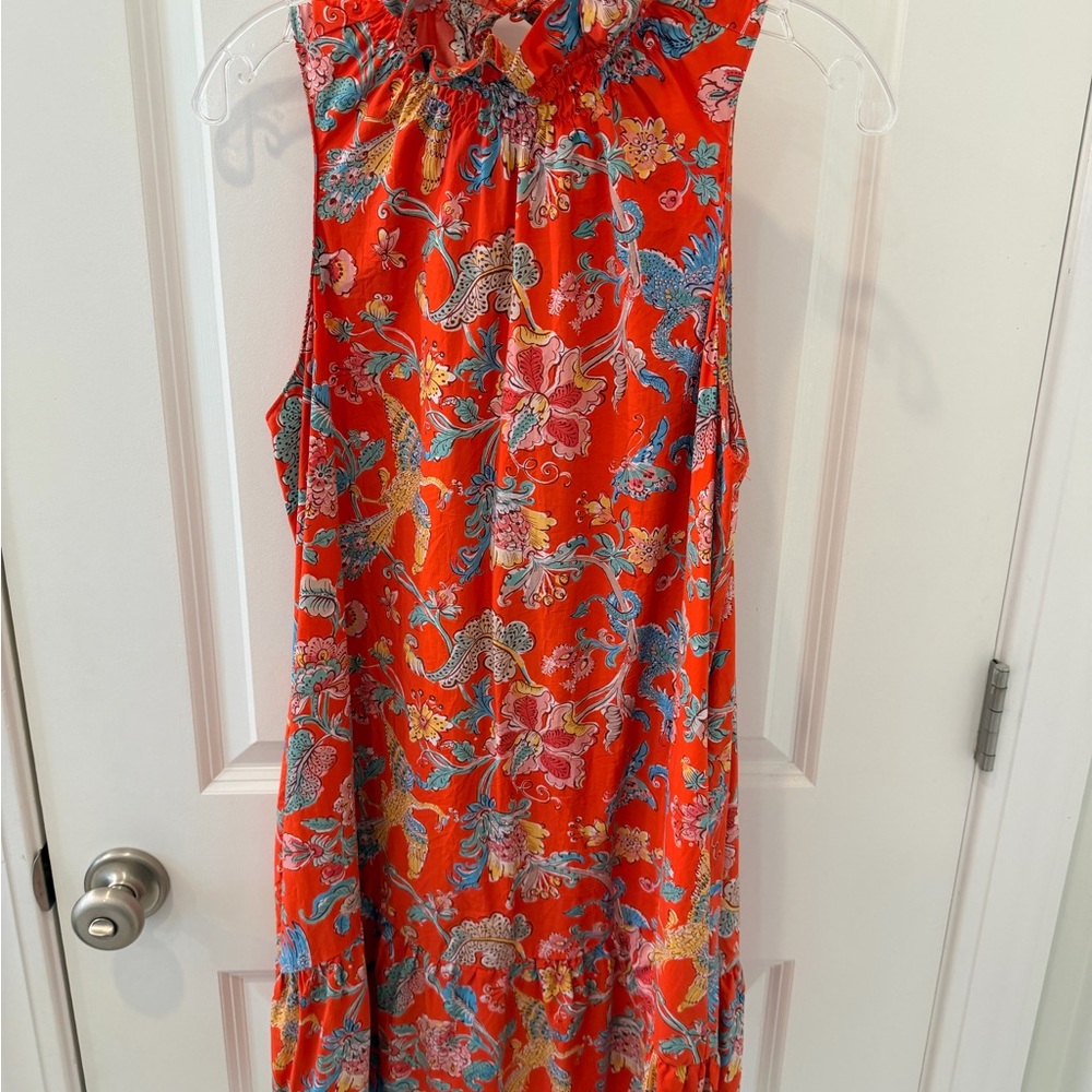 Tyler Boe Red Floral Mini Dress